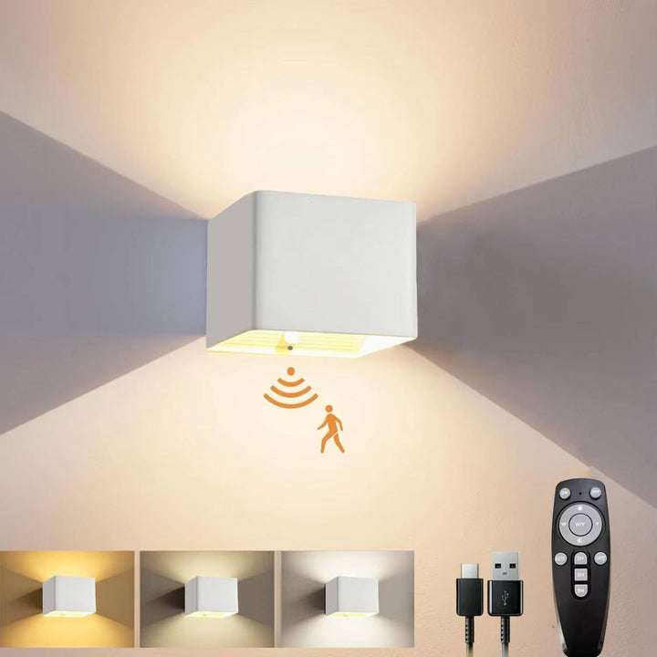Harwelton™ Rechargeable Motion Sensor Wall Light with Remote