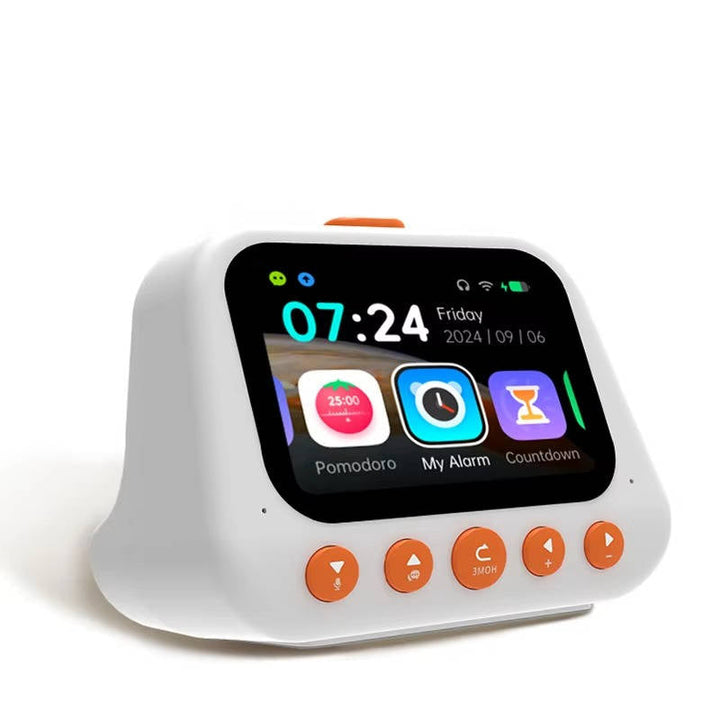Harwelton™ AI Talking Alarm Clock for Kids with Sleep Sounds and Study Timer
