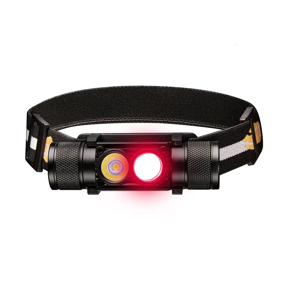 Rechargeable LED Head Torch with White and Red Light