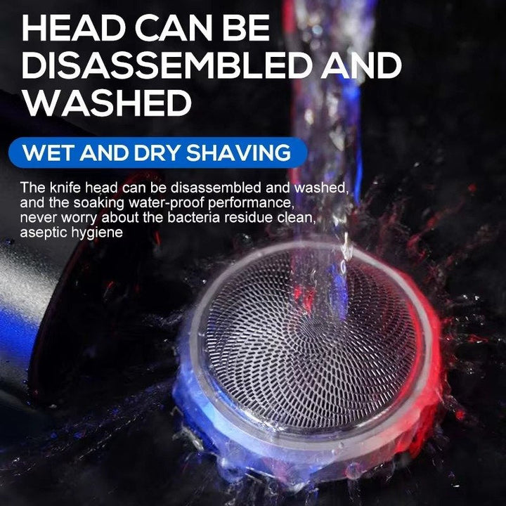 Harwelton™ Mini Electric Shaver with LED Display and Wet &amp; Dry Use