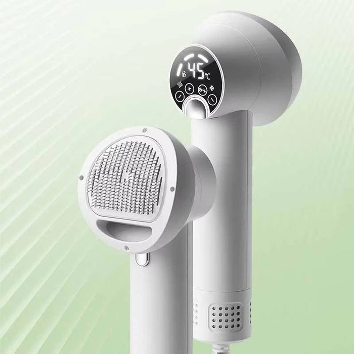 Harwelton™ Quiet Pet Hair Dryer with Comb Brush and 4 Speed Settings