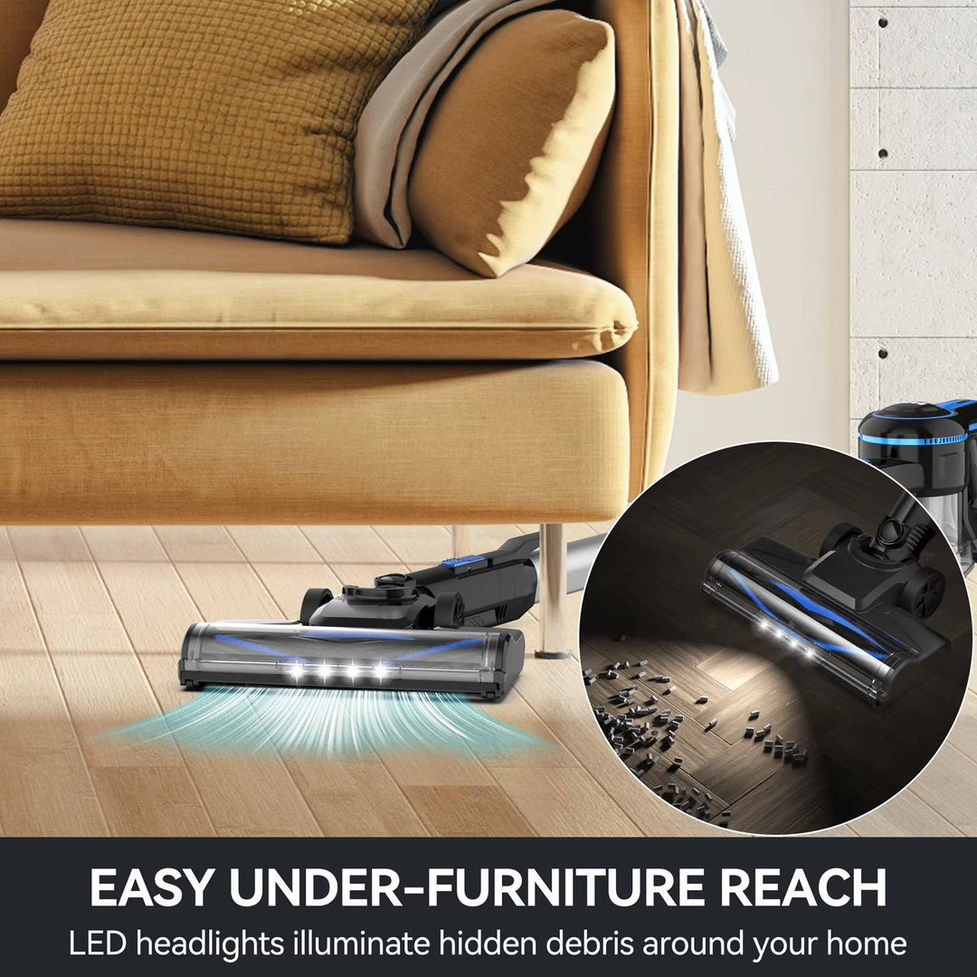 Lightweight Cordless Vacuum Cleaner with 5-Layer Filtration