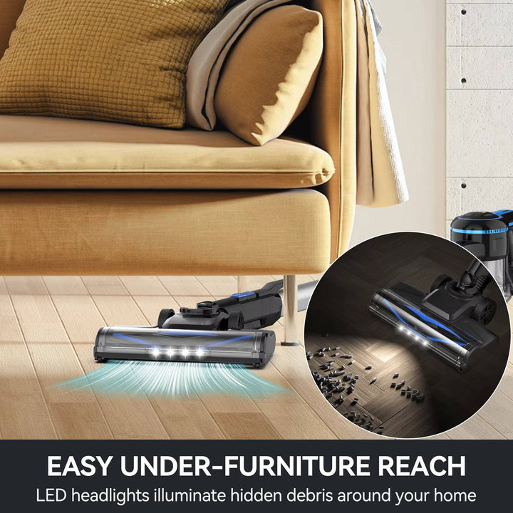 Lightweight Cordless Vacuum Cleaner with 5-Layer Filtration