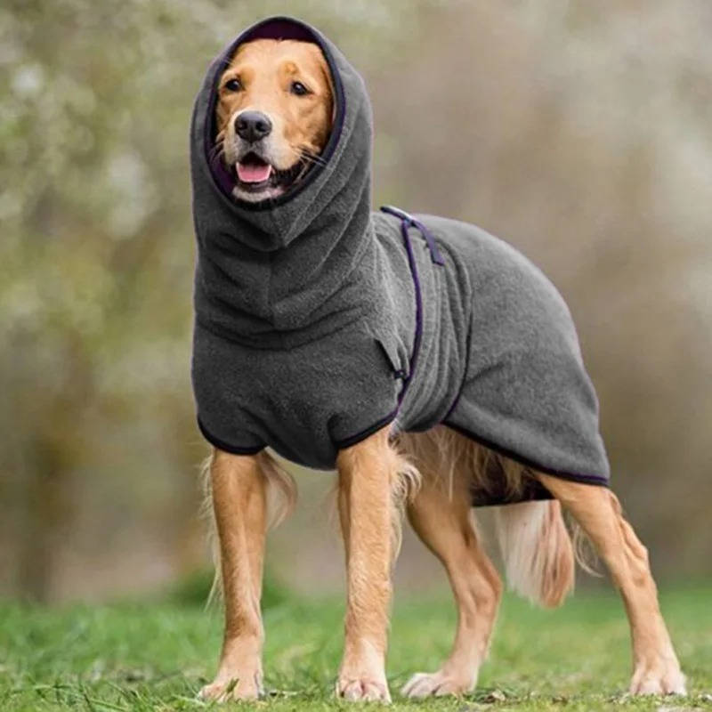 Waterproof Winter Dog Coat with Reflective Strips and Harness Hole