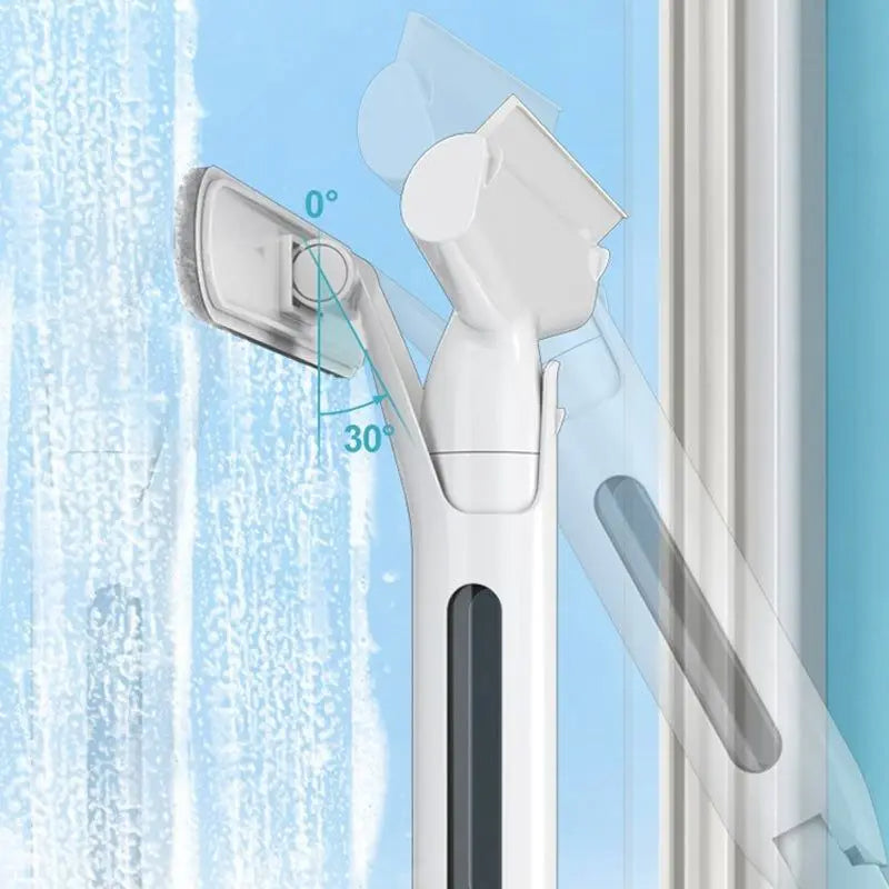 Window Cleaning Spray Mop with Squeegee and Extendable Handle