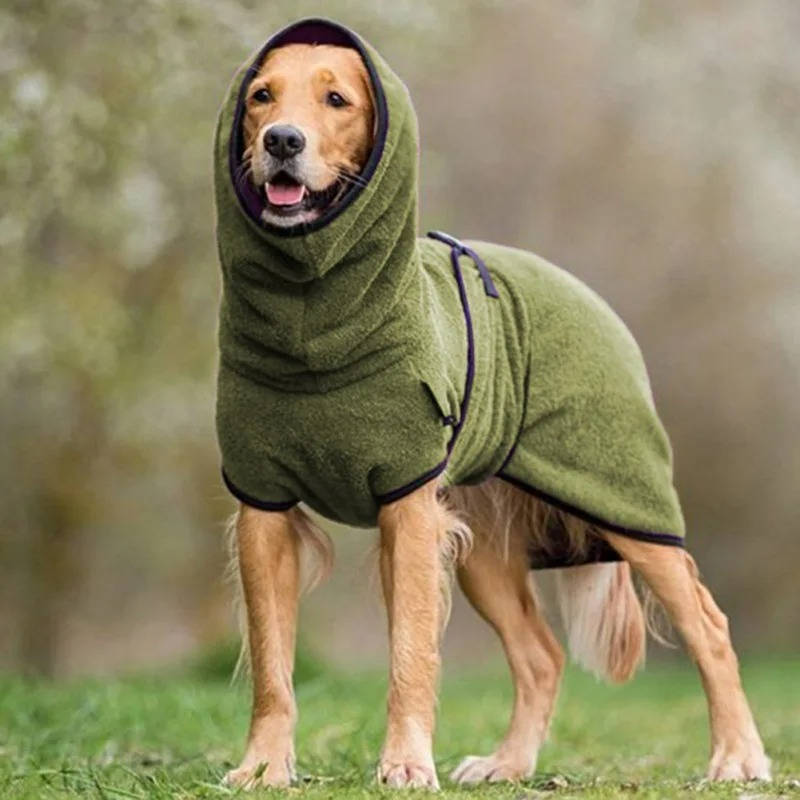 Waterproof Winter Dog Coat with Reflective Strips and Harness Hole