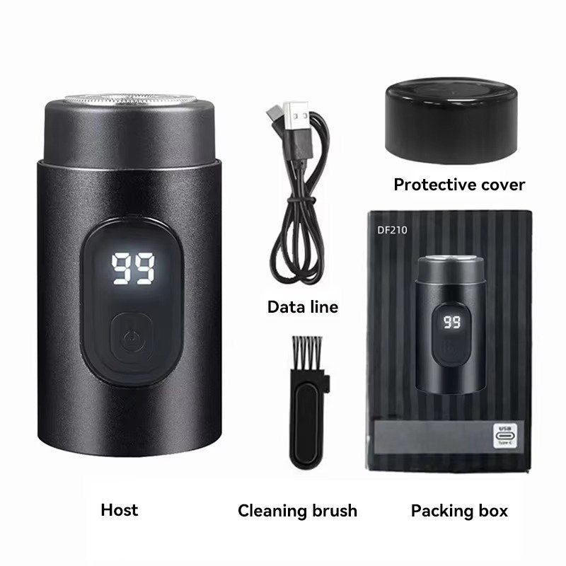 Harwelton™ Mini Electric Shaver with LED Display and Wet &amp; Dry Use