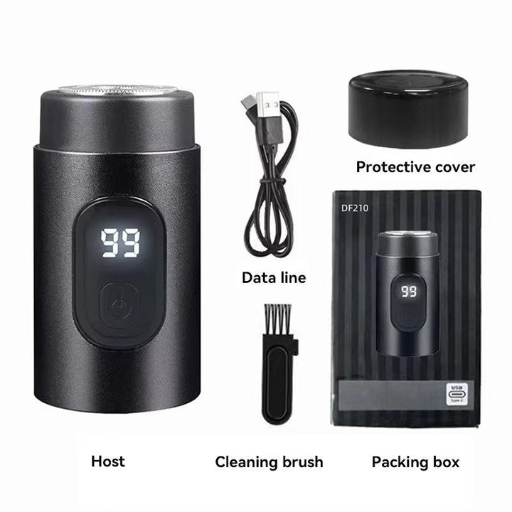 Harwelton™ Mini Electric Shaver with LED Display and Wet &amp; Dry Use