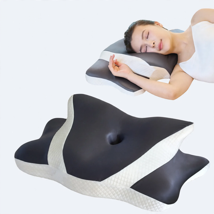 Butterfly Memory Foam Neck Pillow for Restful Sleep