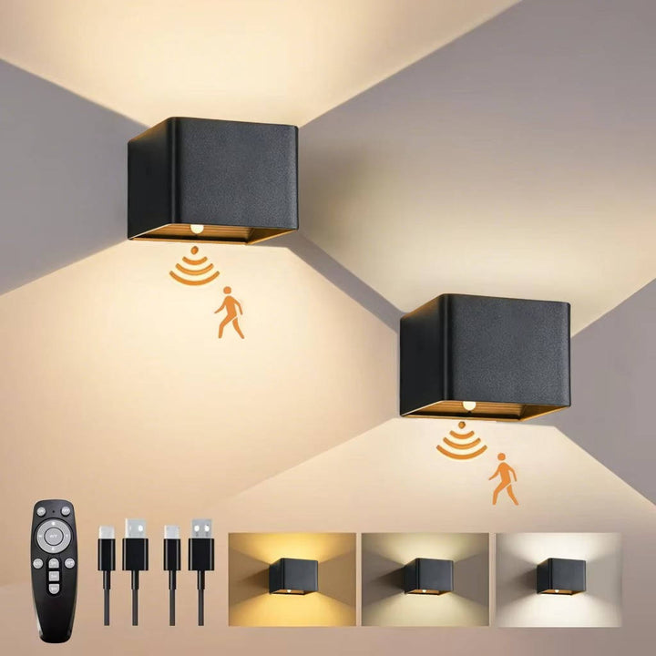 Harwelton™ Rechargeable Motion Sensor Wall Light with Remote