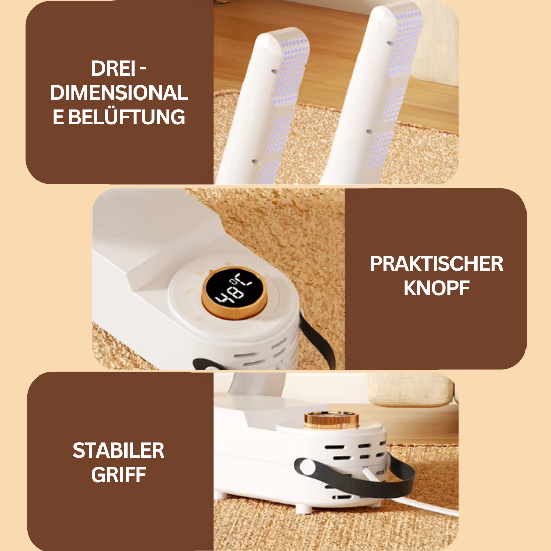 Electric Shoe Dryer for Fresh, Dry Boots and Trainers