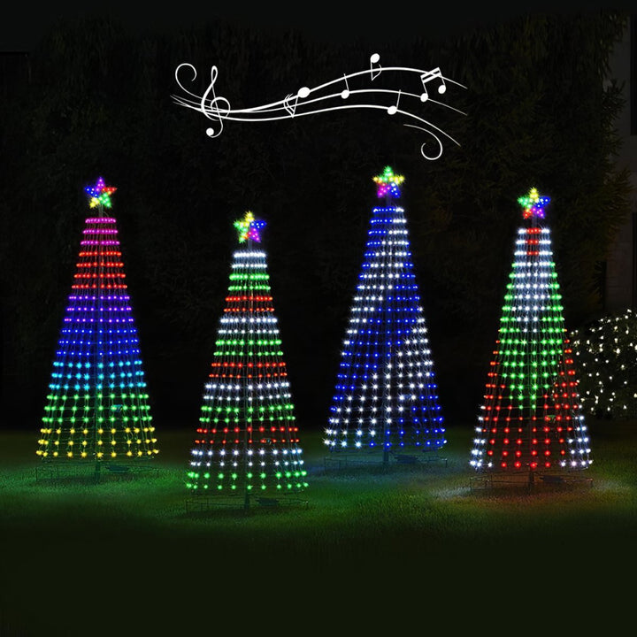 Christmas Tree Light Show with 8 Modes and Memory Function