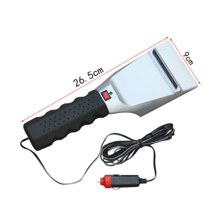 Heated 12V Ice Scraper with Built-In LED Light