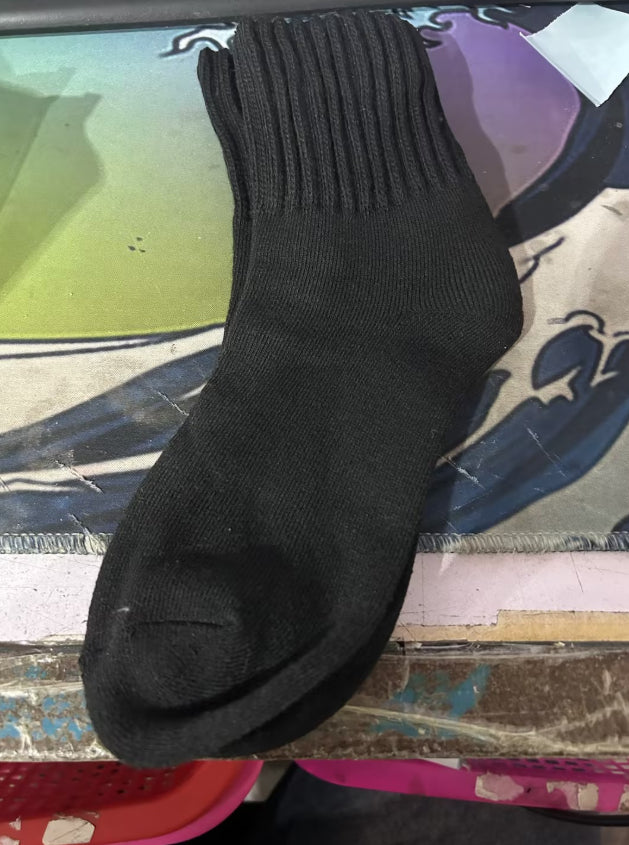 Harwelton Thick Knit Crew Socks with Ribbed Cuff