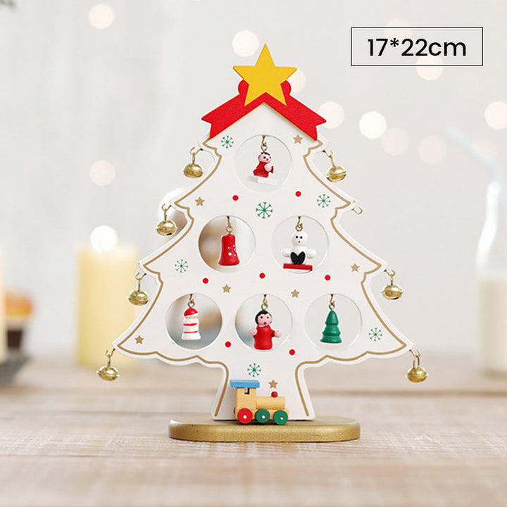 DIY Wooden Mini Christmas Tree Kit – Tool-Free Table Decoration