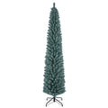 Slim frosted silver-green pencil tree