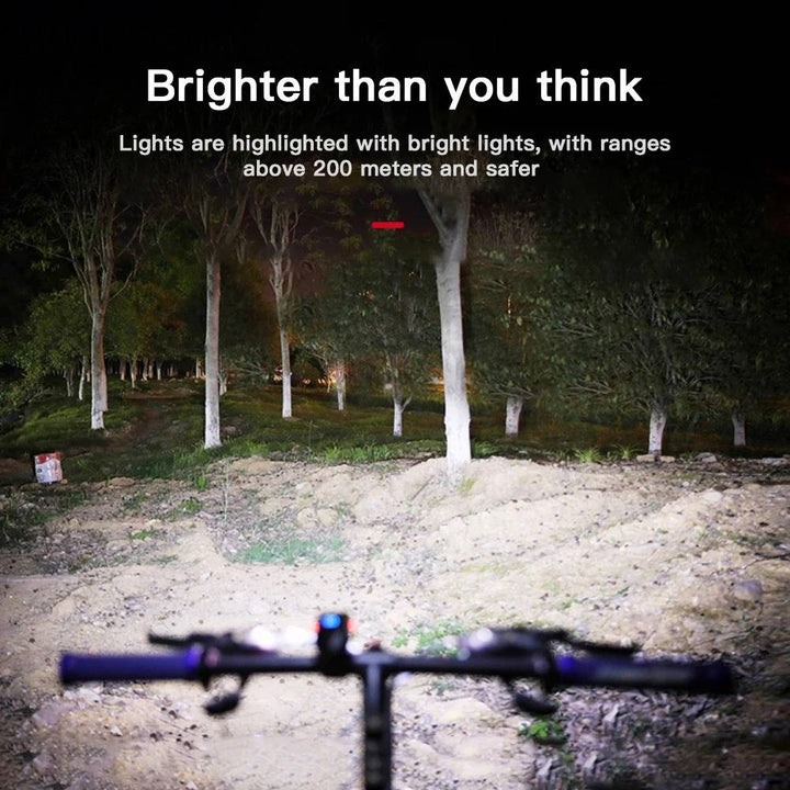 Harwelton™ 1000 Lumen Bike Light Set with Front and Rear Lights