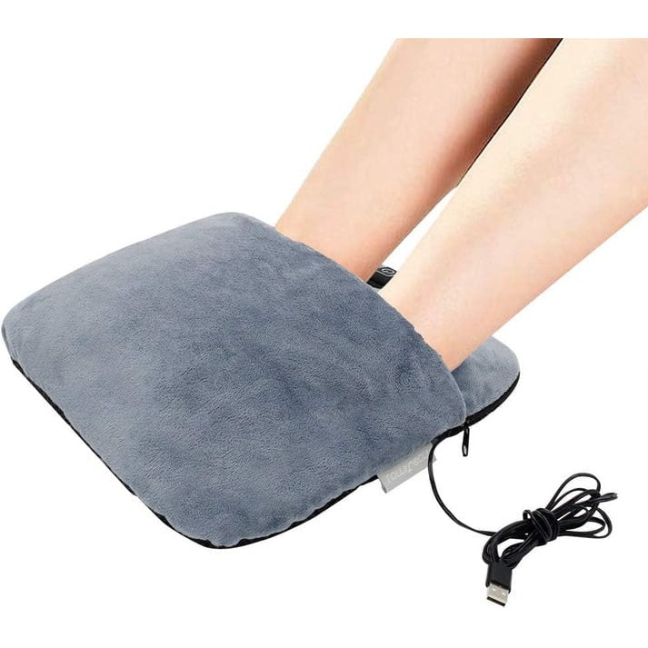 Harwelton™ Plush Heated Foot Warmer Pouch with Vibration Massage