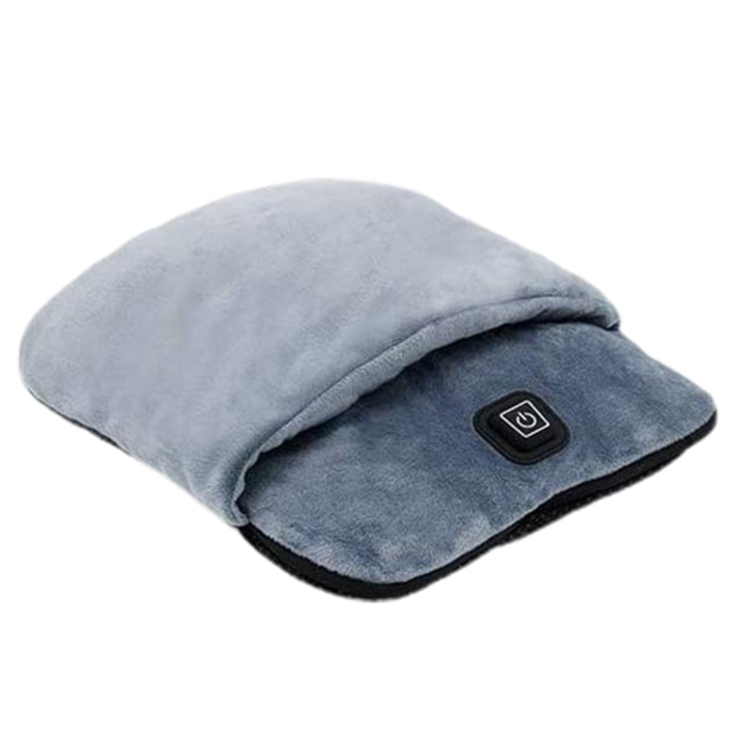 Harwelton™ Plush Heated Foot Warmer Pouch with Vibration Massage