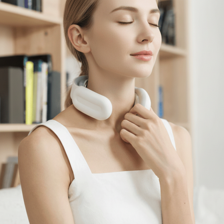 Harwelton™ Rechargeable Electric Neck Massager with 42°C Warmth