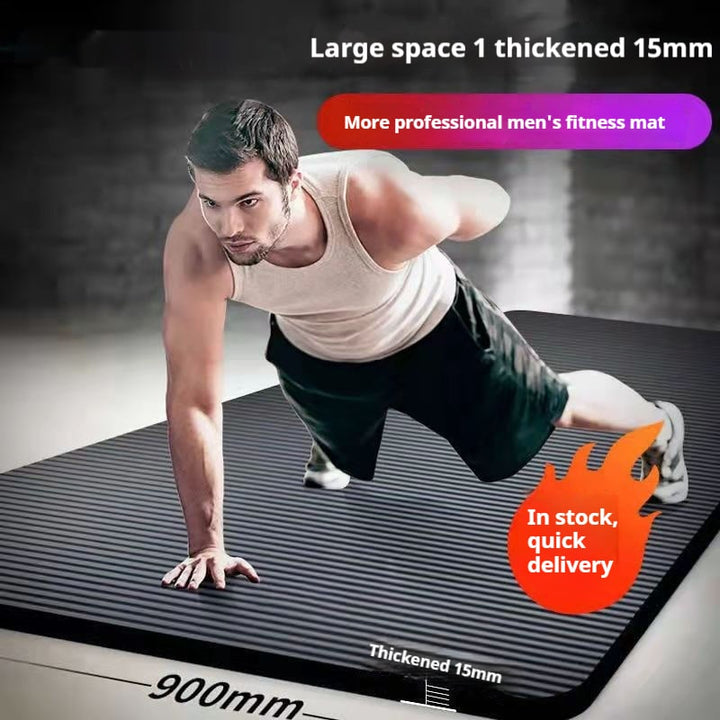 Harwelton™ Thick Non-Slip Yoga and Exercise Mat with Cushioning Foam