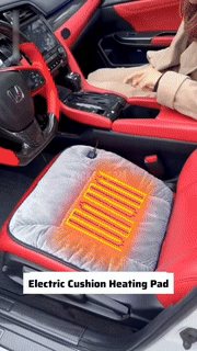 Harwelton™ Heated Seat Cushion with 3 Heat Levels and Graphene Warmth