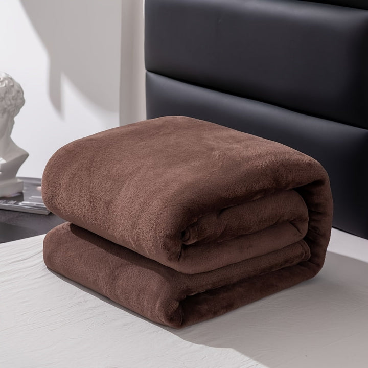 Soft Flannel Blanket for Sofa, Bed and Camping