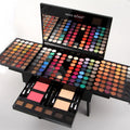 Piano-shaped makeup palette with eyeshadows