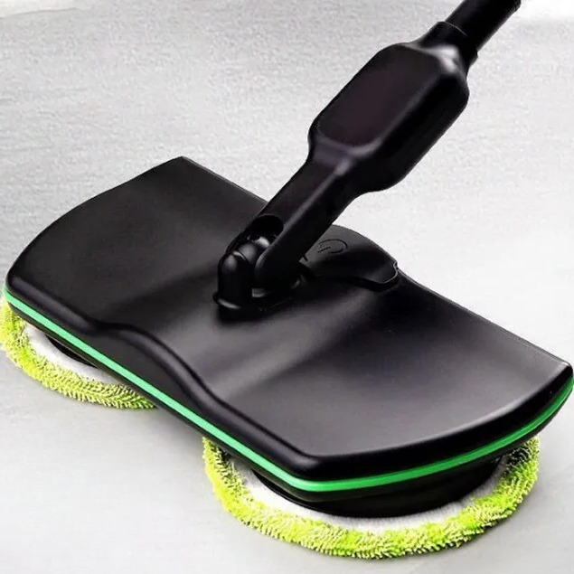 Cordless Electric Spin Mop with Dual Spinning Heads