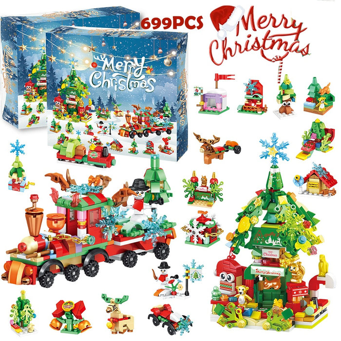 Harwelton Brick Building Advent Calendar with 24 Surprise Boxes