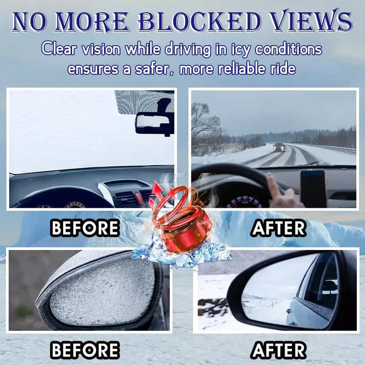 Harwelton™ Solar Car De-Icer and Demister with Auto Start