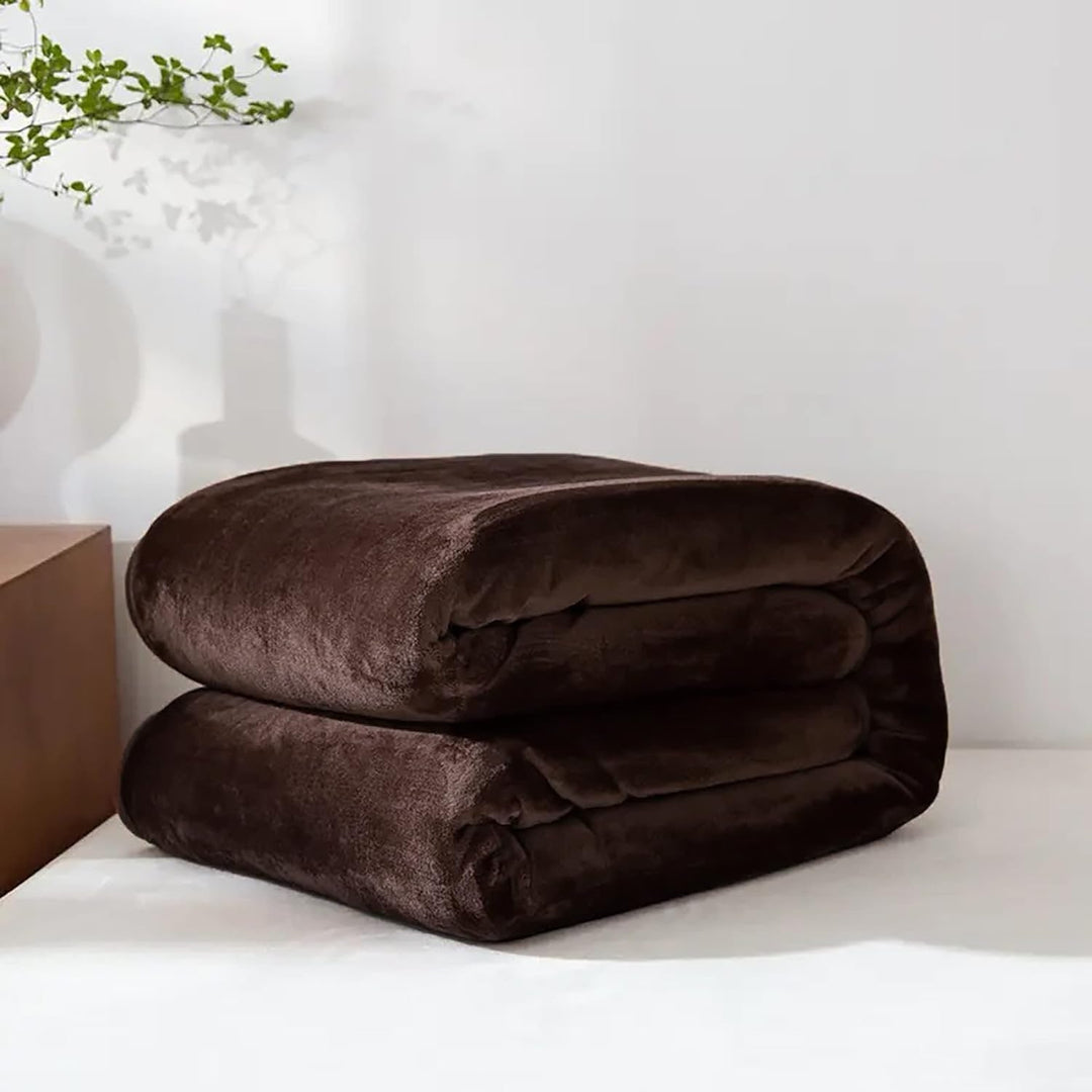 Fleece Faux Fur Super Soft Throw Blanket for Sofa and Bed Plush Lightweight Heated