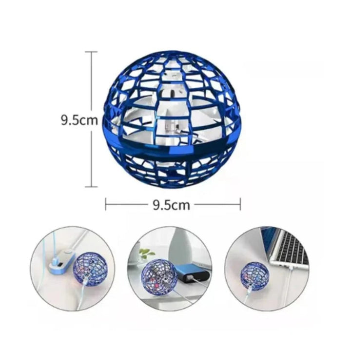 Harwelton™ Hand-Controlled Flying Orb Ball with Colourful LED Lights