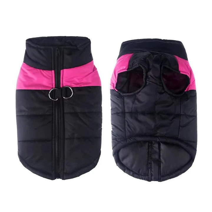 Waterproof Winter Dog Coat with D-Ring for Small to Large Dogs
