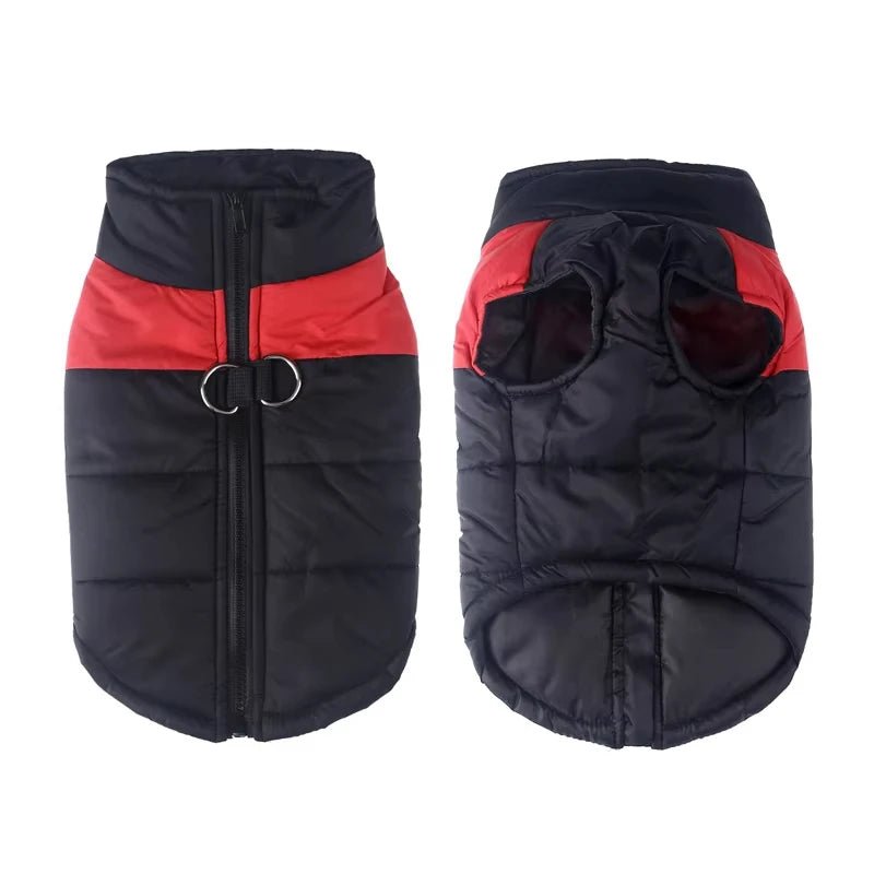 Waterproof Winter Dog Coat with D-Ring for Small to Large Dogs