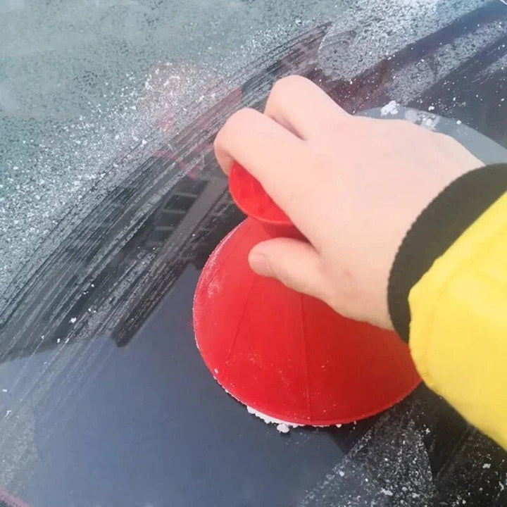 Comfort-Grip Ice Scraper That Clears Frost Twice as Fast