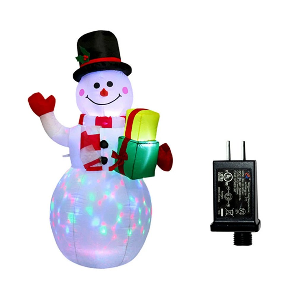 Inflatable Christmas Figure with LED Lights, 1.5 m Tall