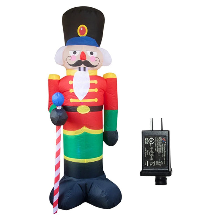 Inflatable Christmas Figure with LED Lights, 1.5 m Tall