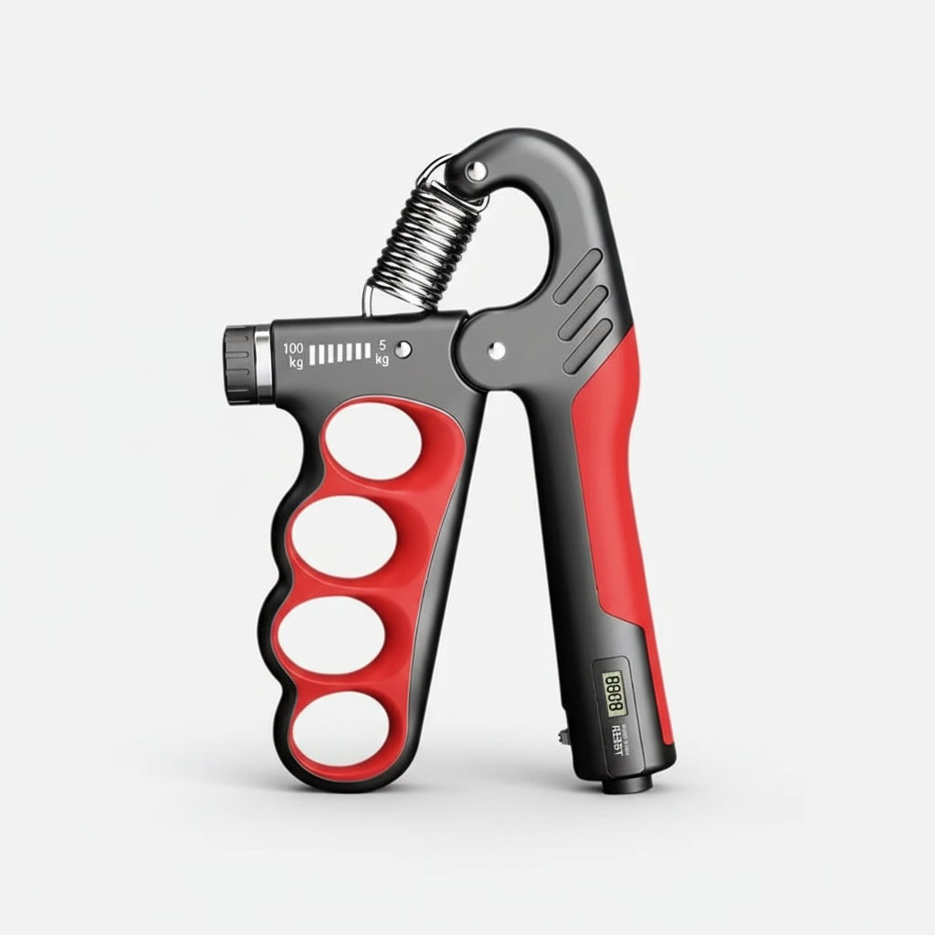 Adjustable Hand Grip Strengthener with Digital Rep Counter