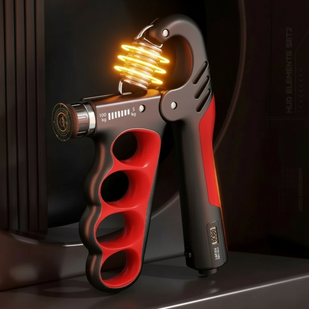Adjustable Hand Grip Strengthener with Digital Rep Counter