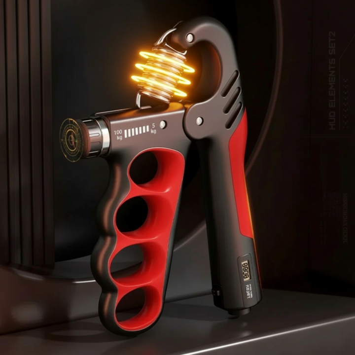 Adjustable Hand Grip Strengthener with Digital Rep Counter