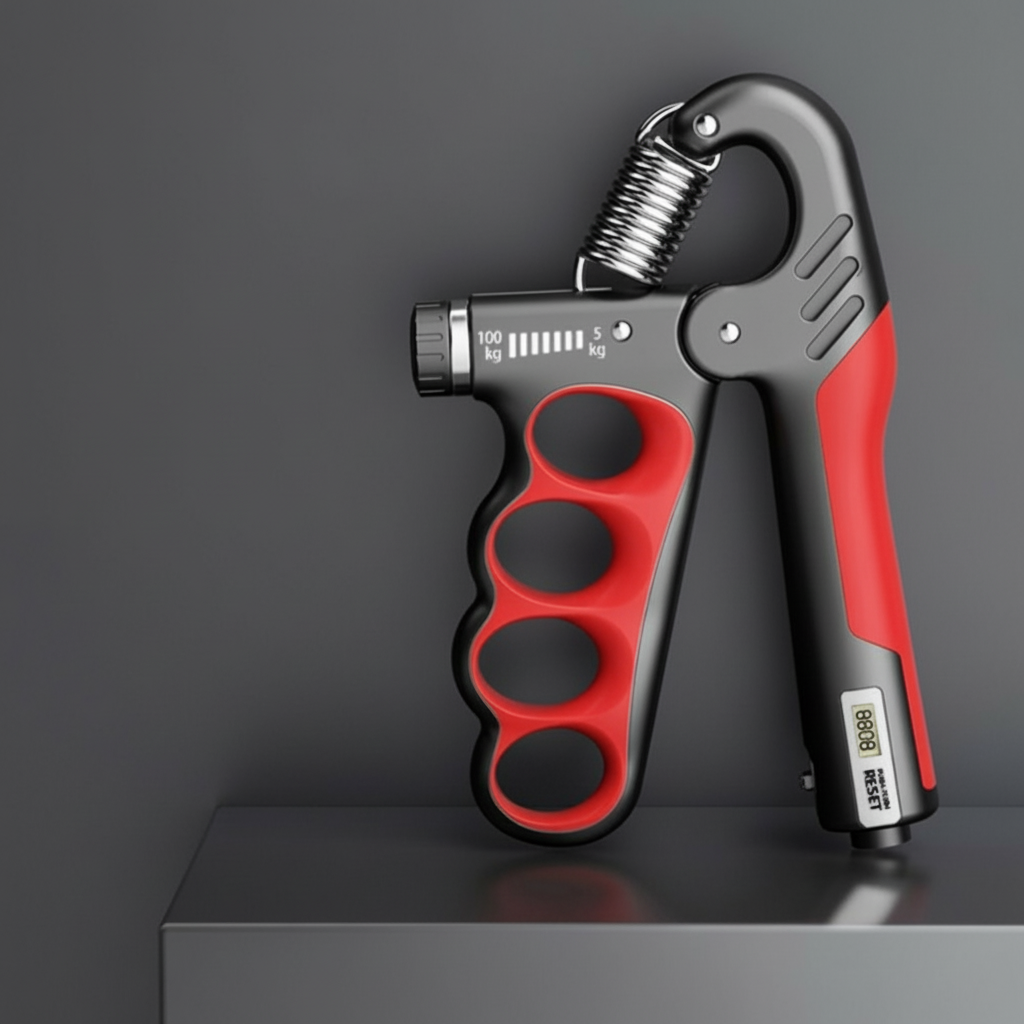 Adjustable Hand Grip Strengthener with Digital Rep Counter
