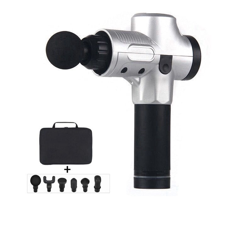Handheld Massage Gun with Six Heads and LCD Touch Screen