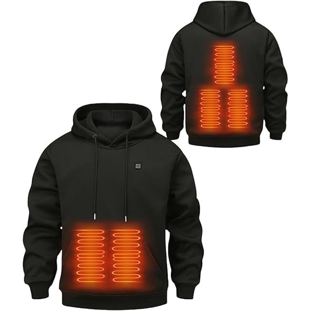 Harwelton™ Zip-Up Heated Hoodie with Drawstring Hood &amp; 3 Heat Levels