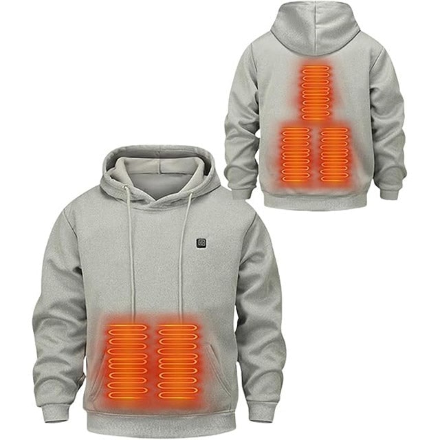 Harwelton™ Zip-Up Heated Hoodie with Drawstring Hood &amp; 3 Heat Levels