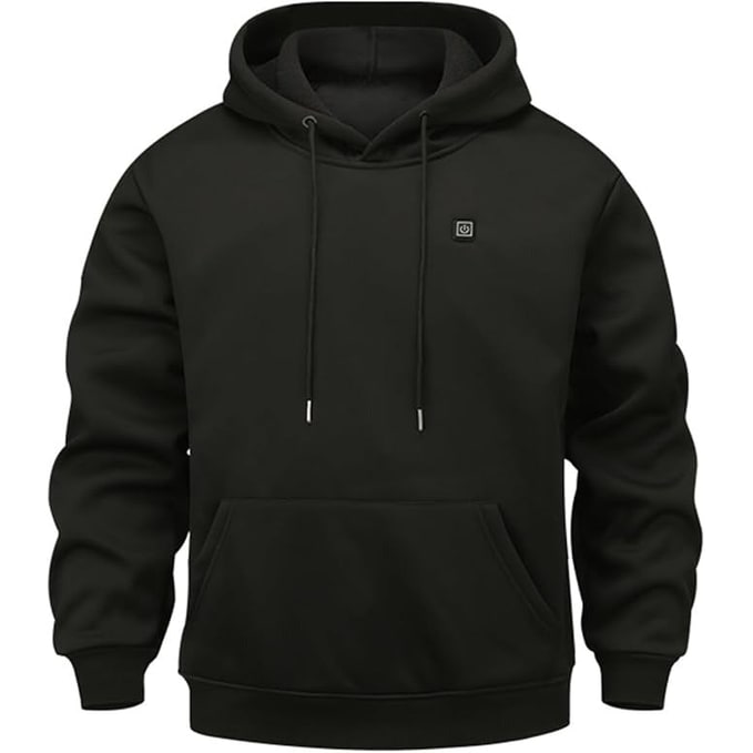 Harwelton™ Zip-Up Heated Hoodie with Drawstring Hood &amp; 3 Heat Levels