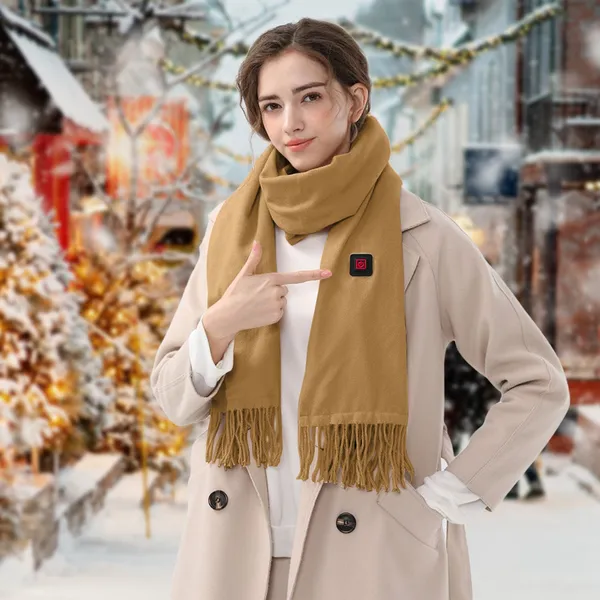 Harwelton™ Heated Fleece Scarf with USB Power and 3 Heat Settings