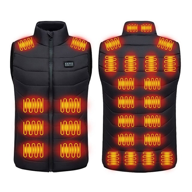 Harwelton™ Quilted USB Heated Gilet with Multiple Heating Zones