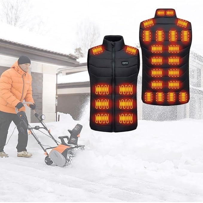 Harwelton™ Quilted USB Heated Gilet with Multiple Heating Zones