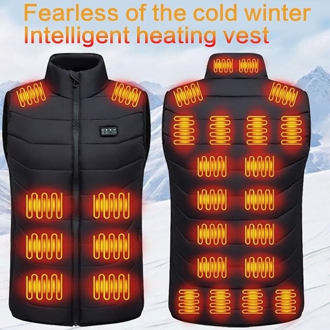 Harwelton™ Quilted USB Heated Gilet with Multiple Heating Zones